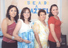 22052011  Meléndez Hernández acompañada de sus anfitrionas Benita Rayos Carrillo y Gloria Angélica Meza Rivera.