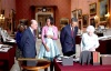 La pareja real no tenían programado asistir al banquete en honor del presidente y su esposa por la noche.