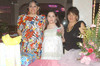 31052011  Sánchez Cortez en su fiesta de regalos para bebé junto a María Teresa Reyes de Alvarado.
