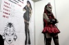 'La Mujer Vampiro' participó en la V Convención Internacional de Tatuadores que se realiza en Bogotá.