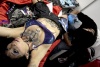 La mexicana Mary José Cristerna, conocida como 'La Mujer Vampiro', participó en la V Convención Internacional de Tatuadores.
