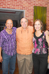 Gerardo Díaz, Benjamín Navarro Sada y Blanca Jáuregui de Navarro.
