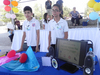 13062011  del colegio Cervantes participaron en la primera edición de la Exposición de Tecnología Aplicada 2011.