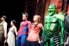 Helena Christensen a su llegada al estreno del musical de Spider-Man.