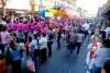 os participantes partieron del Palacio Federal por la calle Galeana hasta la avenida Hidalgo donde doblaron hacia el poniente.