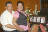 15072011  Barboza Moreno y Rolando Rodríguez Ramírez fueron homenajeados con una despedida de solteros Bíblica.
