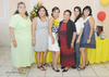 16072011 grupo de damas se reunieron para acompañar a la festejada por su próximo enlace nupcial.