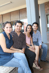 Alumnos de LAE: Patsy Holguín, Isaura Barajas, José Luis Meza, Sayra García y Laura Sifuentes.