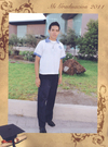 07082011 Coronado Ortega el día que finalizó sus estudios de secundaria.