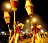 Bailarines participan durante la inauguración del Carnaval.