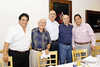 14082011 Hernández, Hermano Rubén Sámano, Yamil Darwich, Félix Sesma y Alfredo Ortiz.