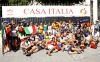 Los peregrinos de Italia son los más numerosos, ya que son las banderas de este país las que más se pueden ver ondulando por las calles.