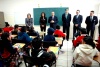 El Presidente Felipe Calderón inauguró el ciclo escolar 2011-2012 en la escuela primaria Kalpilli de la delegación Cuajimalpa, al poniente del Distrito Federal.