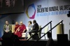 El Dalái Lama exhortó a unas cinco mil personas que asisten al Tercer Encuentro Mundial de Valores a hacer de este el 'siglo del diálogo y no de la confrontación'.