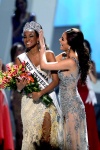 La angoleña Leila Lopes, de 25 años de ead, fue elegida anoche como la nueva Miss Universo en la gala celebrada en Sao Paulo, Brasil.