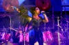 “Bienvenidos a esta fiesta”, fueron las palabras con las que la rockera saludó a los laguneros para luego interpretar Muriendo Lento y Mala Hierba.