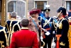 La reina Beatriz de Holanda llega al 'Ridderzaal' o Sala de los Caballeros, donde la monarca inauguró el Año Parlamentario, en La Haya (Holanda).
