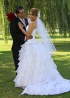 Srita. Bianca González Soto e Ing. Eliasib Reyes Moreno, el día de su boda.

 Benjamín Fotografía