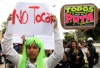 El objetivo central de la manifestación fue exigir 'no más muertes de mujeres en Panamá, no al machismo y no a la violencia doméstica', afirmaron.