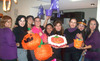 14112011 , Yanett, Gabriela, Irma, Leonor, Tania, Laura, Judith y Rosa, ex compañeras de la Secundaria ETI 1, en reciente festejo.