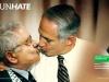 La empresa Benetton vuelve a la carga ahora con una campaña publicitaria en la que logra que líderes del mundo tan antagónicos como el presidente estadounidense Barack Obama y su homólogo venezolano, Hugo Chávez, se den un beso.