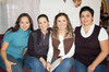 18112011  Espino, Gloria Martínez, Guadalupe Valdez, Lucy Balverde y Paty Orozco.