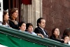Alejandro Poiré también presenció el desfile desde el balcón de Palacio Nacional.