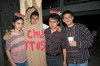 30112011 AMANI , Atilano, Hassan y Pedro, durante la Noche Mexicana del colegio Cervantes.