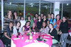 01122011 SARA  Macías de De la Fuente junto a las damas asistentes a su festejo de canastilla.