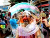 Un centenar de payasos tomó las calles del centro de Río de Janeiro en una manifestación con muy buen humor, organizada para llamar la atención sobre la importancia de la risa en la vida.