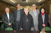 04122011 PADRE  Sergio Aguirre, Víctor Pérez Ruiz, obispo José Guadalupe Galván Galindo, Yamil Darwich y María Teresa Díaz.