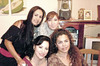 04122011 ROSA , Tania, Yanett y Ceci, grandes amigas quienes festejaron sus respectivos cumpleaños juntas.