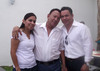 06122011 MARIO  Villarreal, Emma de Villarreal y Mario Villarreal, durante una convivencia en reciente evento familiar.