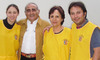 11122011 ING. JOSé  Luis Mejía, Ing. Pedro Elías, Ing. Carlos Leyva y Lic. Pedro Híjar, junto al homenajeado.