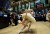 Una pareja de bailarines interpreta un número de la obra 'El Cascanueces', del coreógrafo George Balanchine.