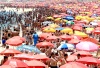Miles de brasileños portaron su traje de baño para recibier el verano austral.
