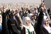 Mujeres sirias protestan