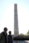 La obra de 104 metros de altura, se encuentra en el Paseo de la Reforma.