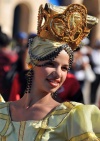 Las reinas del carnaval salieron a las calles de La Habana a lucir su vestimenta.