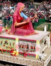 Fuerzas Armandas indias participaron en una exhibición durante la celebración del Día de la República en Nueva Delhi.