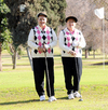 27012012 LUPITA  Morales y Yolanda Azunar, tienen 25 años de jugar golf.