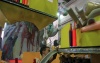 Aspecto de una carroza alegórica de la escuela de samba 'Mocidade Independente de Padre Miguel'