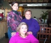 Luisa Martínez, Paty Cruz y Liliana Fabiola
Robles.