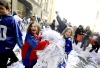 Las calles de Nueva York se tiñeron de color azul y blanco con el desfile de la victoria de los Gigantes en el Super Bowl.