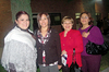 07022012 MARIBEL  Ríos, Guadalupe Bardan, Lupita de Zamarripa y Emilia Rivera.