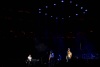 Tras dar la bienvenida al concierto, el trío cautivó a enamorados con “Abrázame” y “Bésame”.