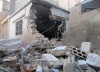 Escombros de una vivienda en el barrio de Bab Amr, en Homs (Siria).