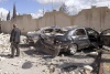 SYR05.ALEPO (SIRIA).10/2/2012.- Fotografía que muestra el lugar de una explosión en Alepo.