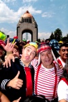 Todos bailaban al parejo la coreografía que le será presentada a Roberto Gómez Bolaños 'Chespirito', quien cumplirá 83 años de vida.