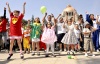 Chicos y grandes acudieron vestidos como los famosos personajes de 'Chespirito'.